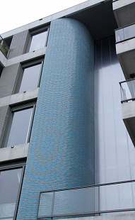 Объект из Кирпич Vandersanden Z2 сине-зеленый